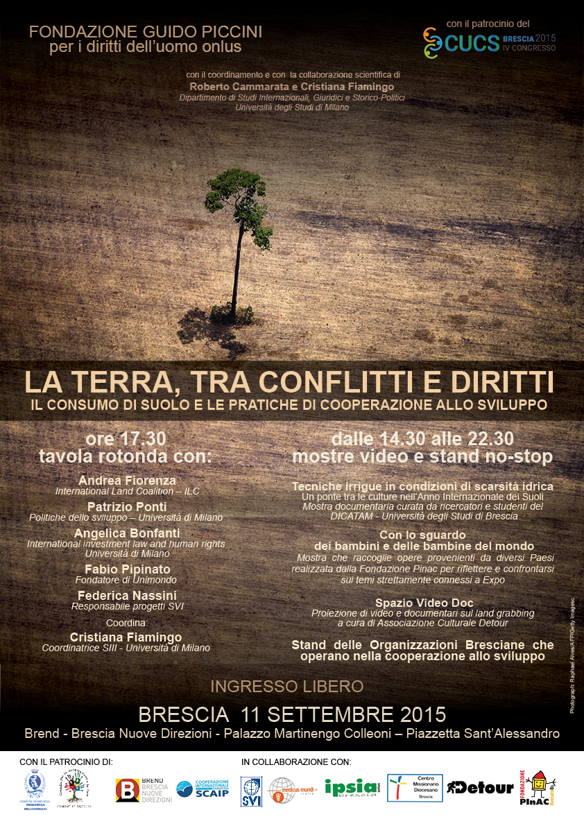 La terra tra conflitti e diritti